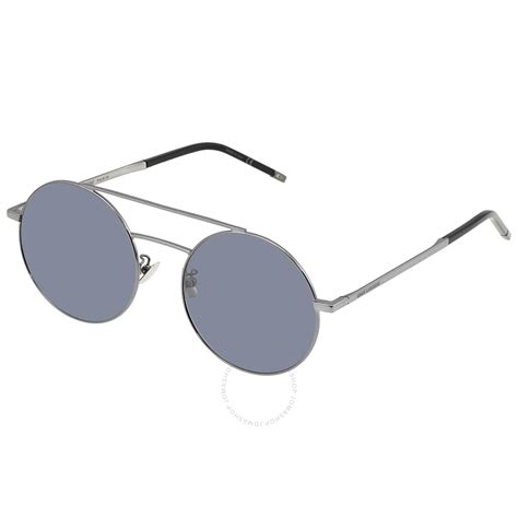 ysl 210 glasses|Saint Laurent Silver Round Unisex Sunglasses SL210F .